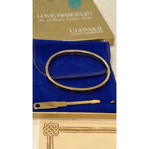 Vintage Ultima II Charles Revson Love Bracelet Medium w/ Box Tool